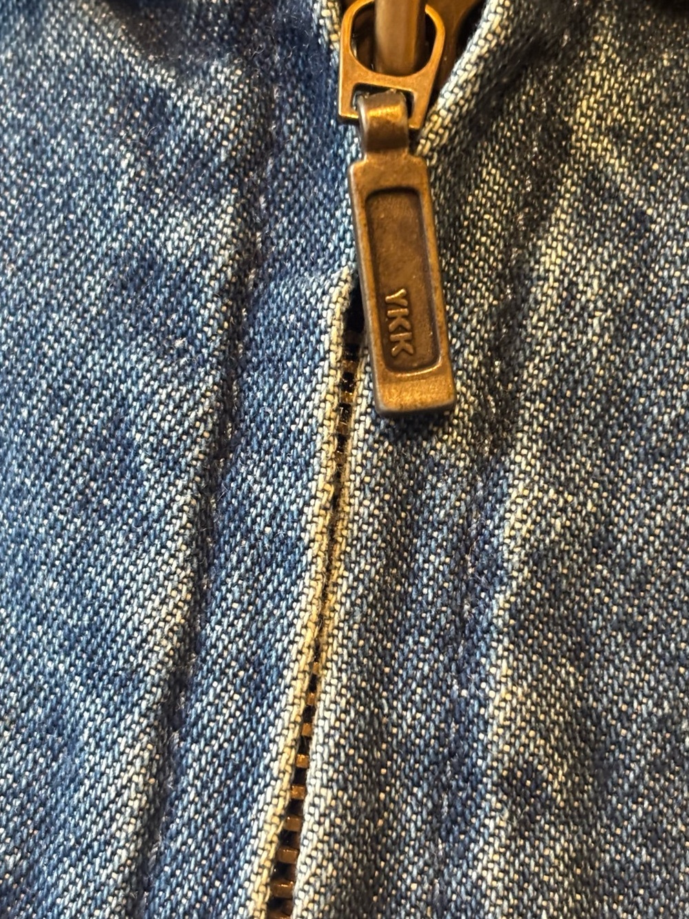 Vtg 90s NorthCrest‎ Embroidered Snowflake Denim Jacket Zip Up Size M - Picture 10 of 10